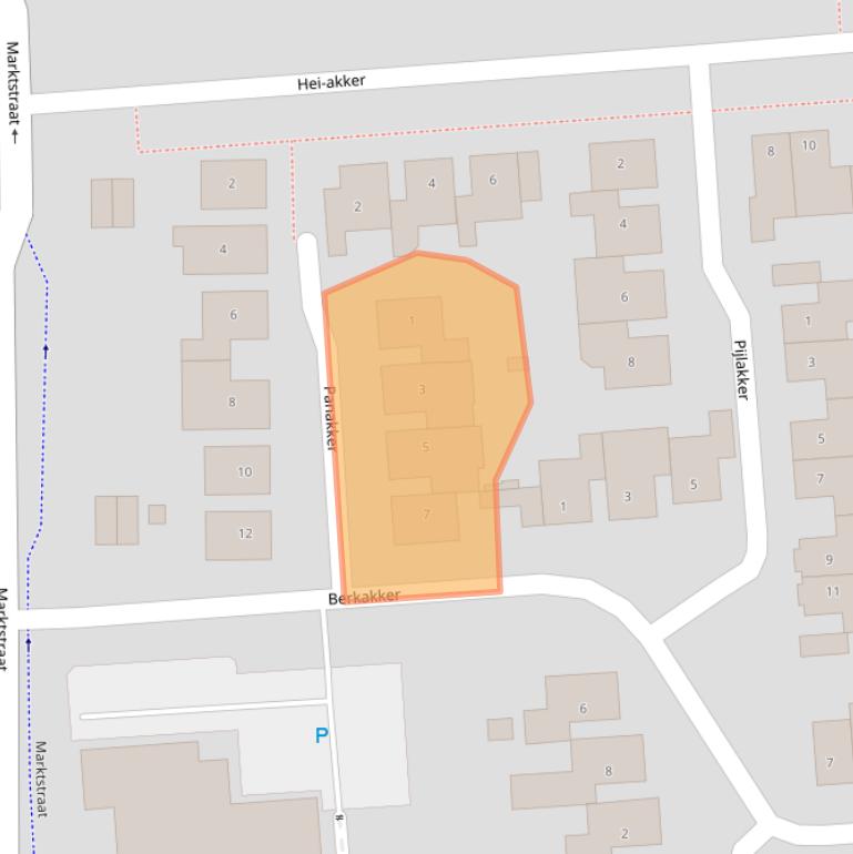 Kaart van postcodegebied 5171SW.