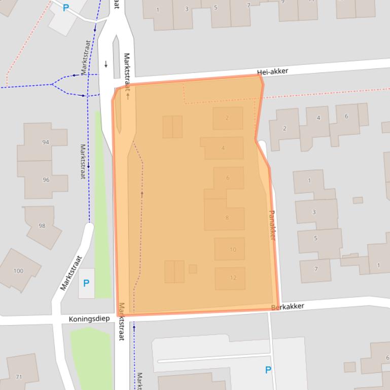Kaart van postcodegebied 5171SX.