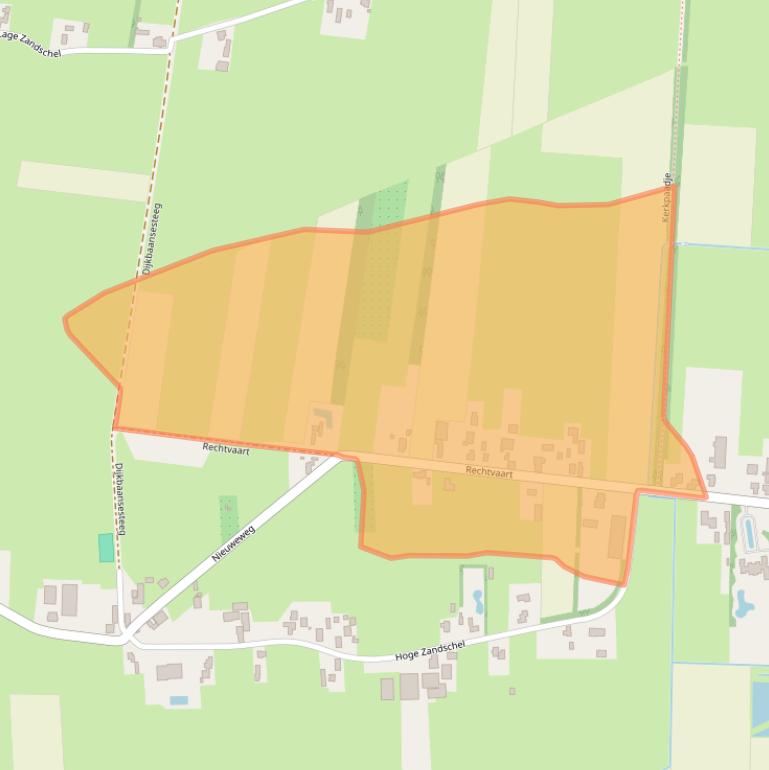 Kaart van postcodegebied 5171TB.