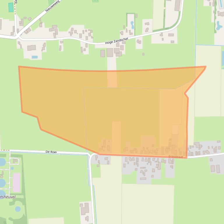 Kaart van postcodegebied 5171VL.