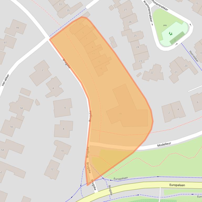 Kaart van postcodegebied 5171VR.