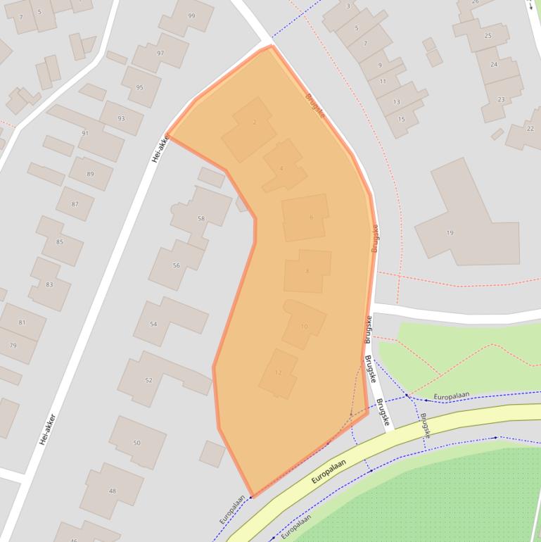 Kaart van postcodegebied 5171VS.