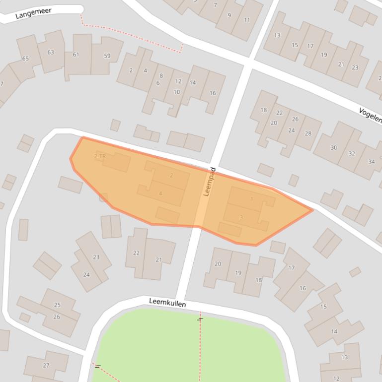 Kaart van postcodegebied 5171WB.
