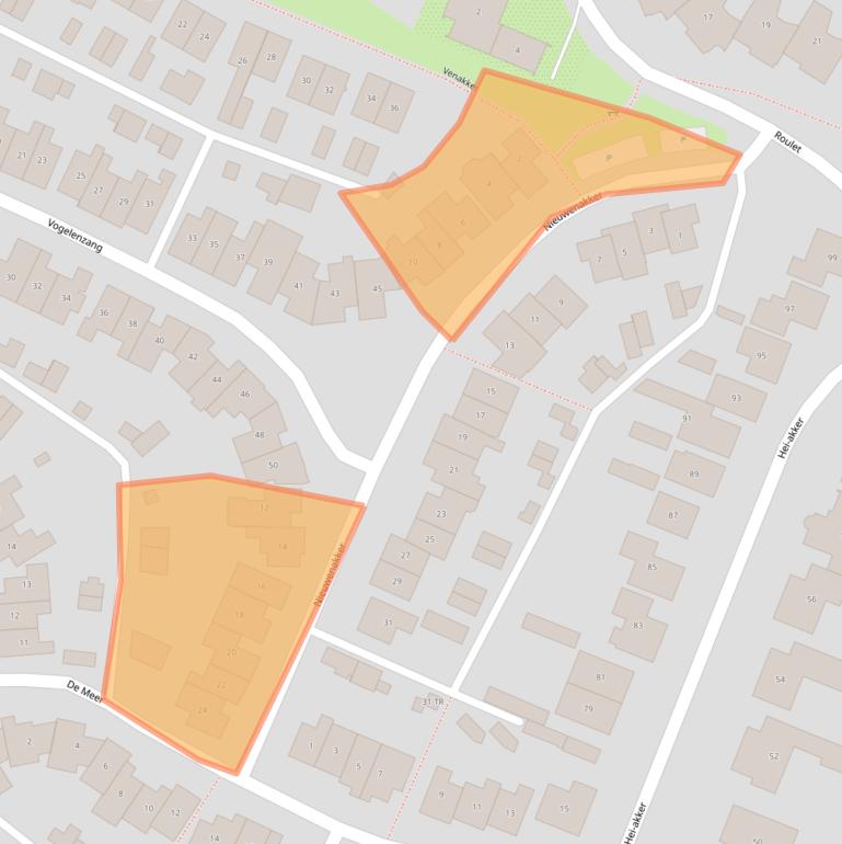 Kaart van postcodegebied 5171WD.