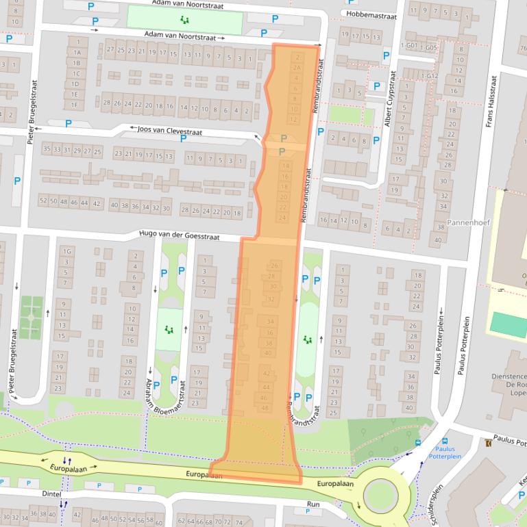 Kaart van postcodegebied 5171XL.