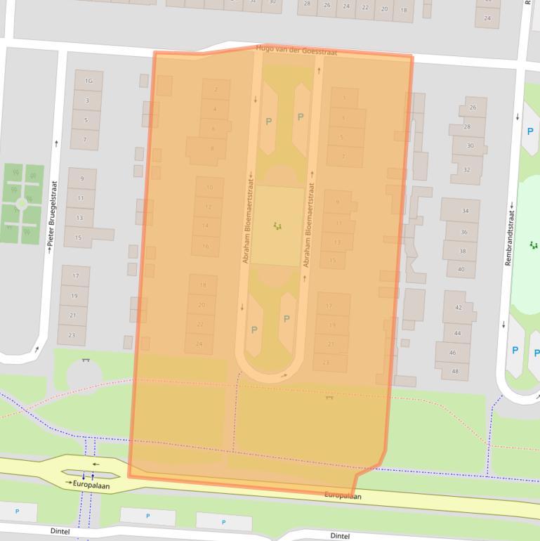 Kaart van postcodegebied 5171XN.