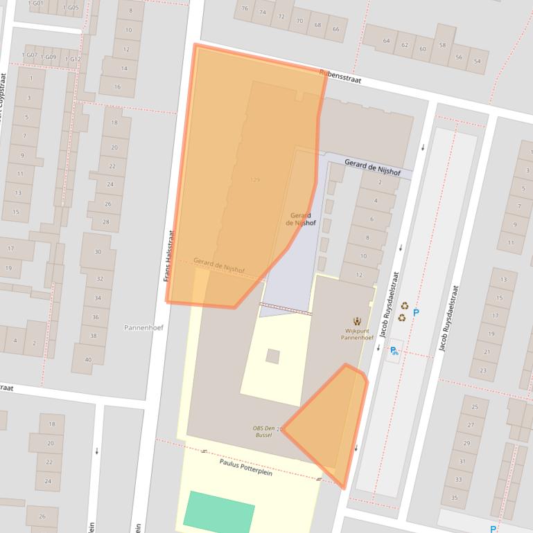 Kaart van postcodegebied 5171XS.