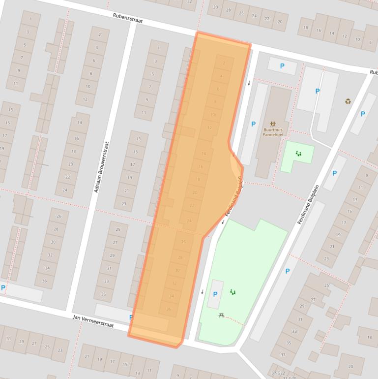 Kaart van postcodegebied 5171ZD.