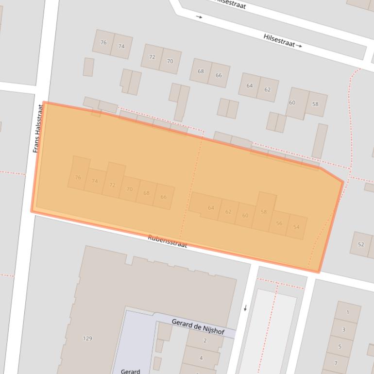 Kaart van postcodegebied 5171ZK.