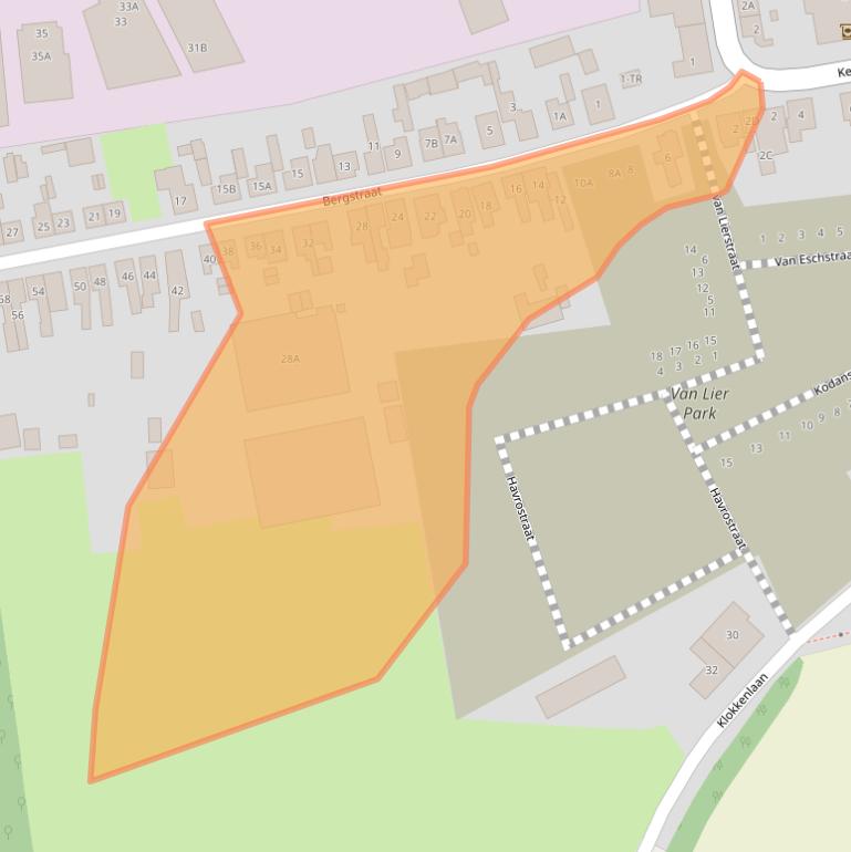 Kaart van postcodegebied 5175AA.