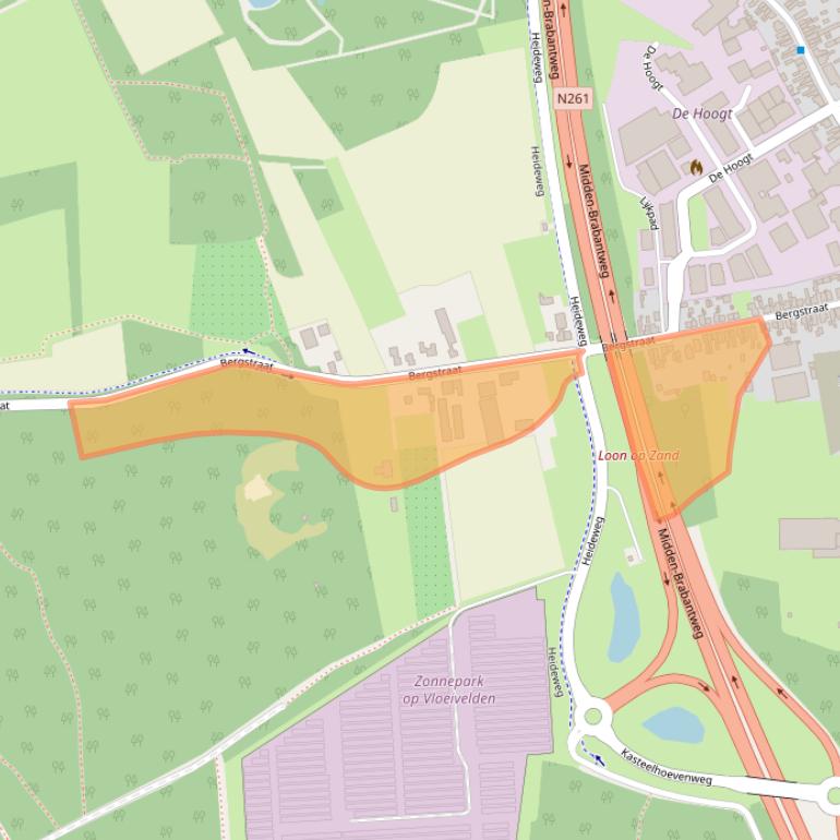 Kaart van postcodegebied 5175AB.
