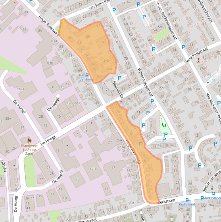 Kaart van postcodegebied 5175AD.