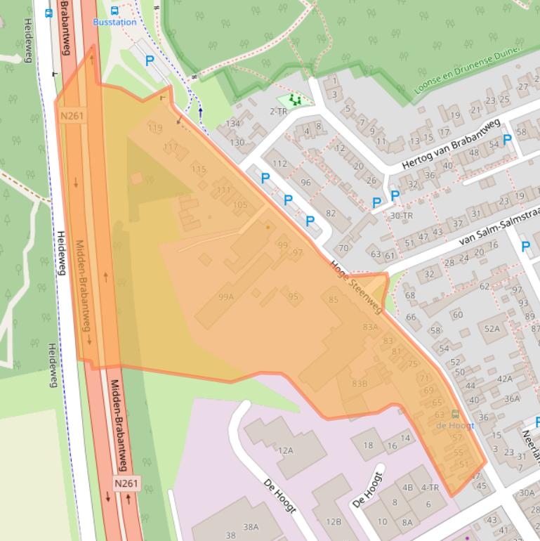 Kaart van postcodegebied 5175AH.
