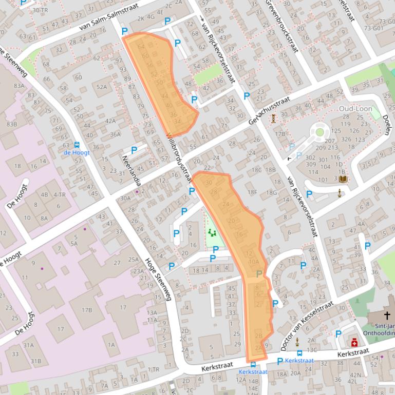 Kaart van postcodegebied 5175AL.