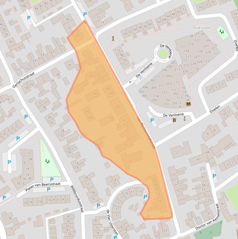 Kaart van postcodegebied 5175AN.