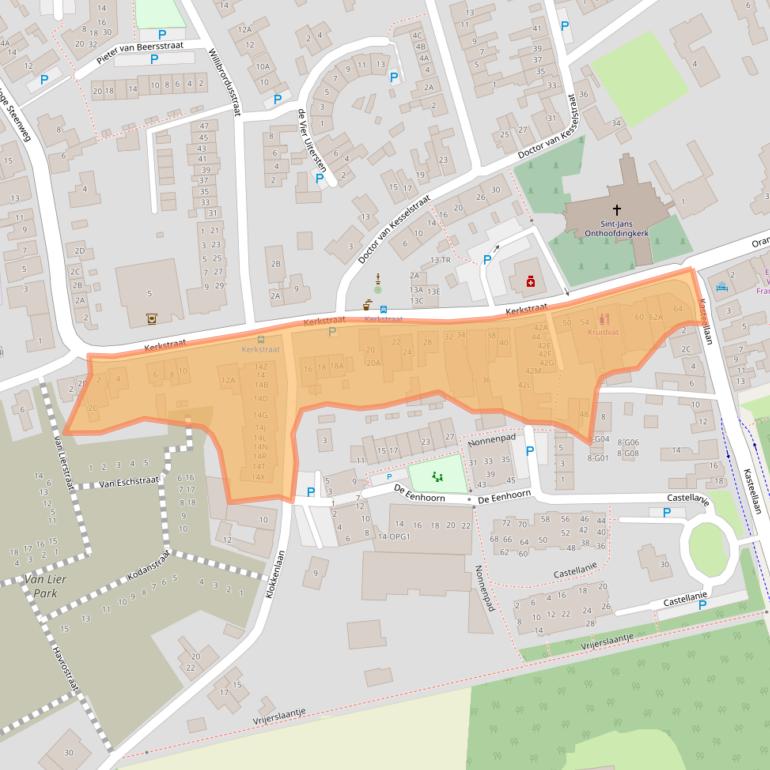 Kaart van postcodegebied 5175BB.