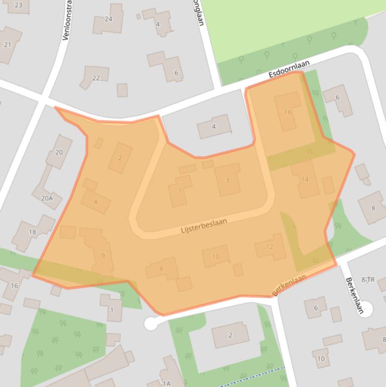 Kaart van postcodegebied 5175BR.