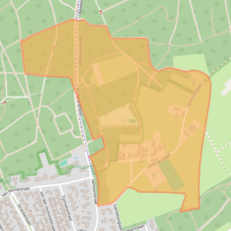 Kaart van postcodegebied 5175BT.