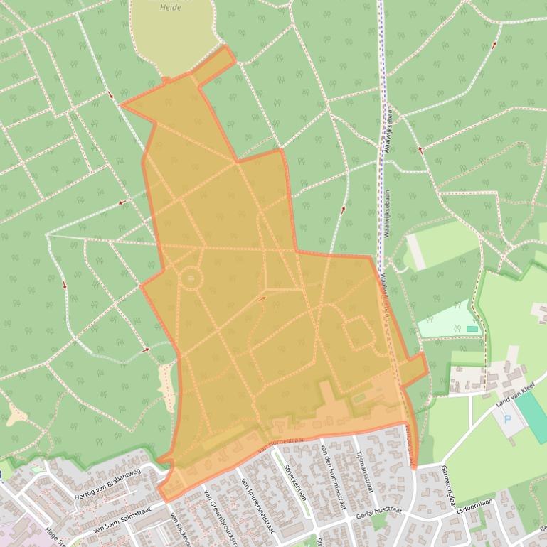 Kaart van postcodegebied 5175CC.