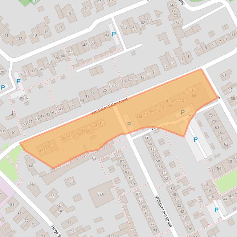 Kaart van postcodegebied 5175CG.