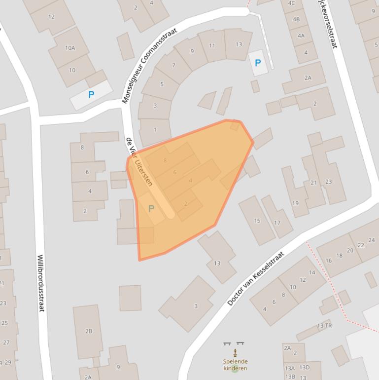 Kaart van postcodegebied 5175CV.