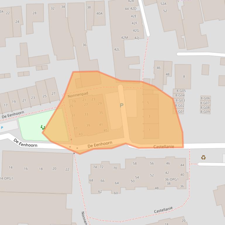 Kaart van postcodegebied 5175DB.