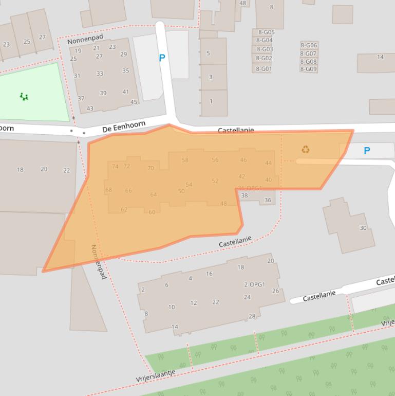 Kaart van postcodegebied 5175DD.