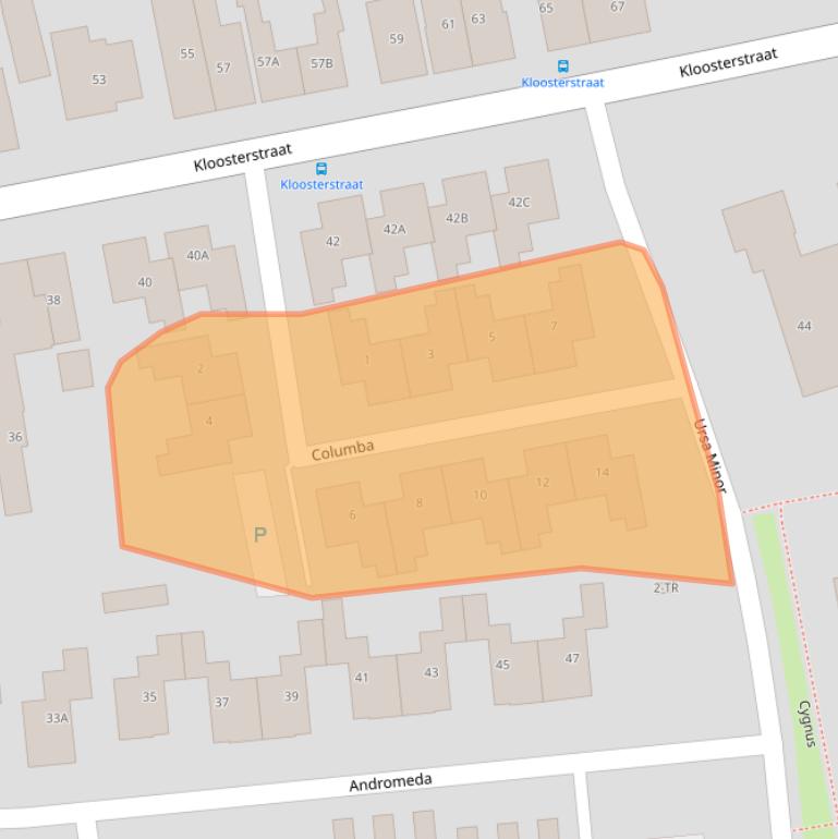 Kaart van postcodegebied 5175DE.