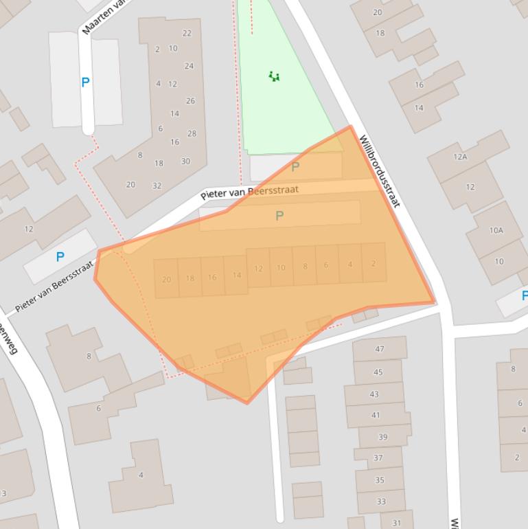 Kaart van postcodegebied 5175EX.