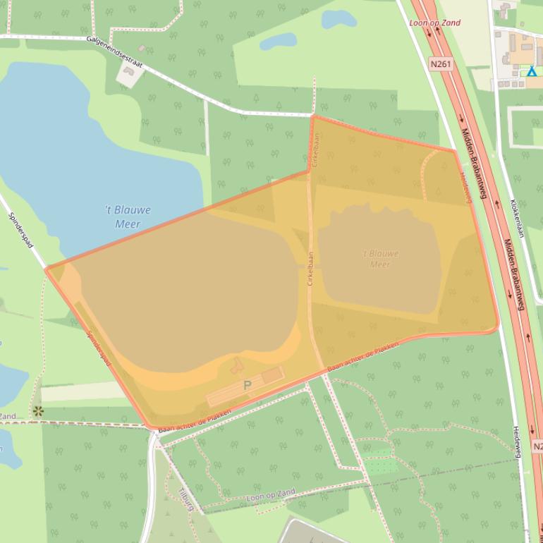 Kaart van postcodegebied 5175NP.