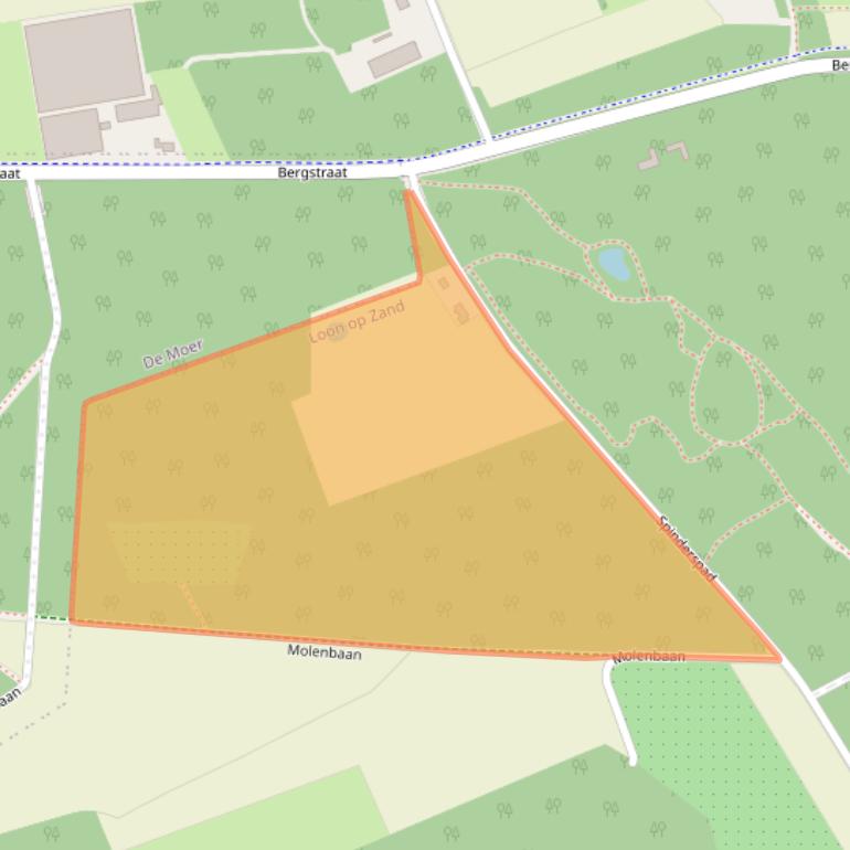 Kaart van postcodegebied 5175NS.