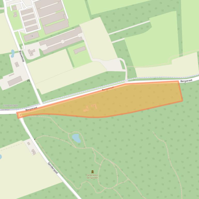 Kaart van postcodegebied 5175NT.