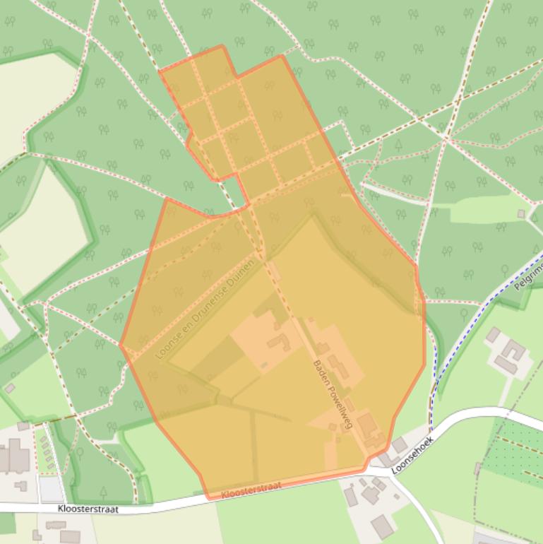 Kaart van postcodegebied 5175PC.