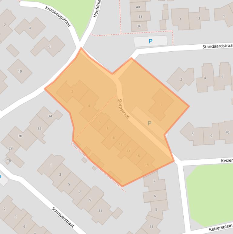 Kaart van postcodegebied 5175SK.