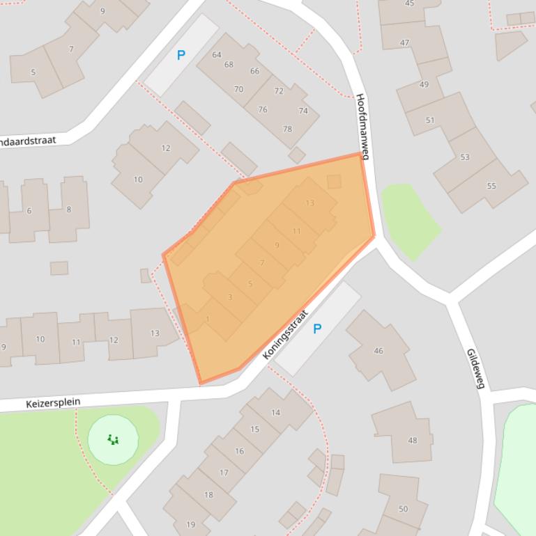 Kaart van postcodegebied 5175SN.