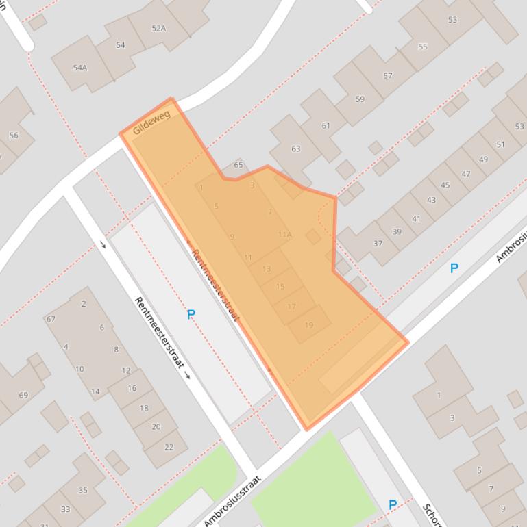 Kaart van postcodegebied 5175SX.