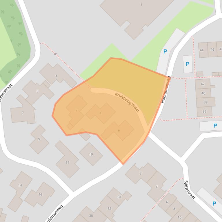 Kaart van postcodegebied 5175TJ.