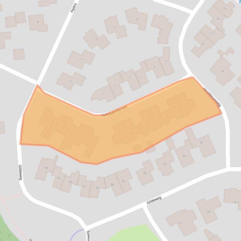 Kaart van postcodegebied 5175TM.