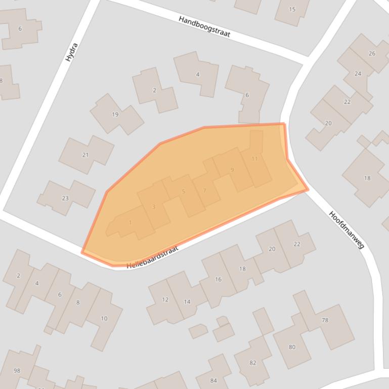 Kaart van postcodegebied 5175TT.