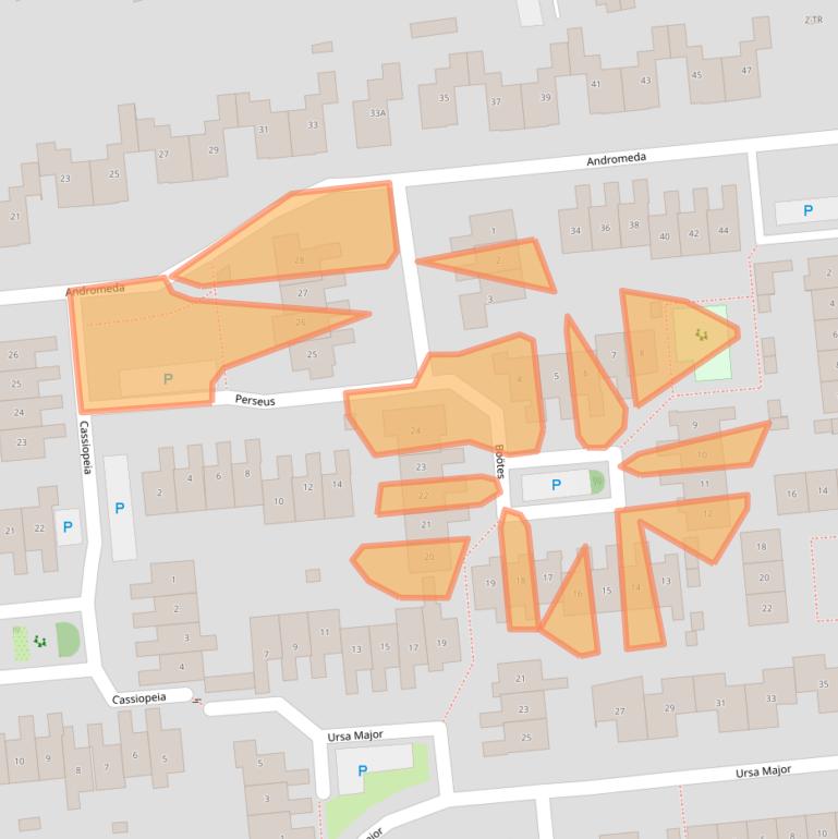 Kaart van postcodegebied 5175VN.