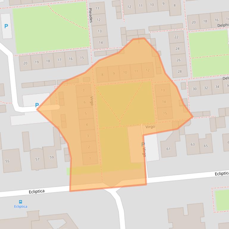 Kaart van postcodegebied 5175VV.