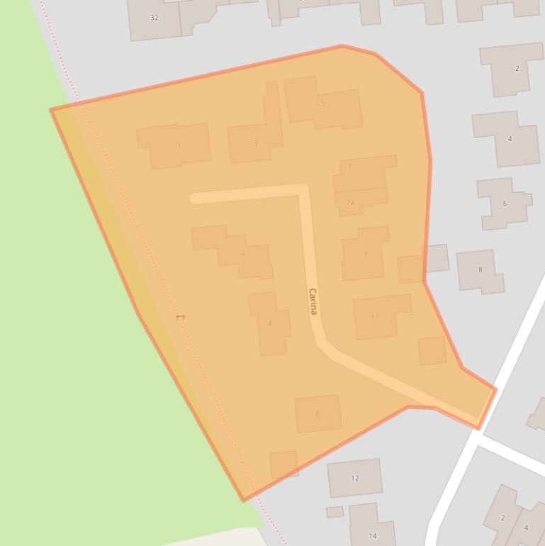 Kaart van postcodegebied 5175WP.