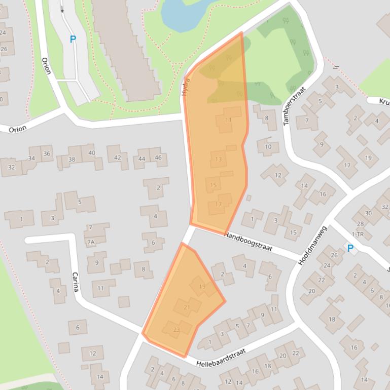Kaart van postcodegebied 5175WR.