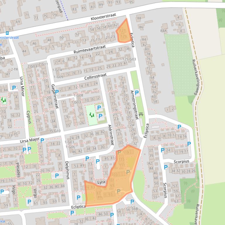Kaart van postcodegebied 5175XH.