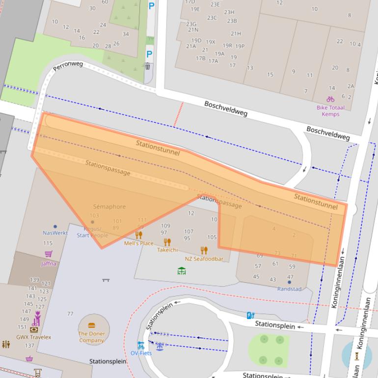 Kaart van postcodegebied 5211AG.