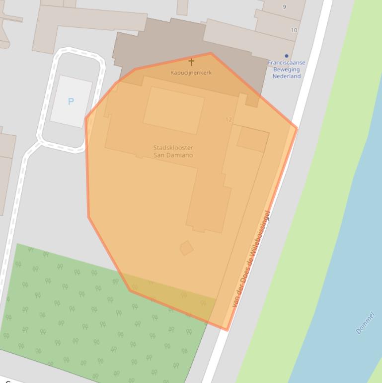 Kaart van postcodegebied 5211CB.