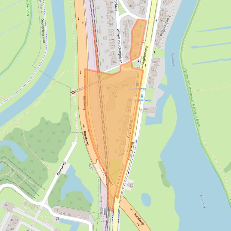 Kaart van postcodegebied 5211CK.
