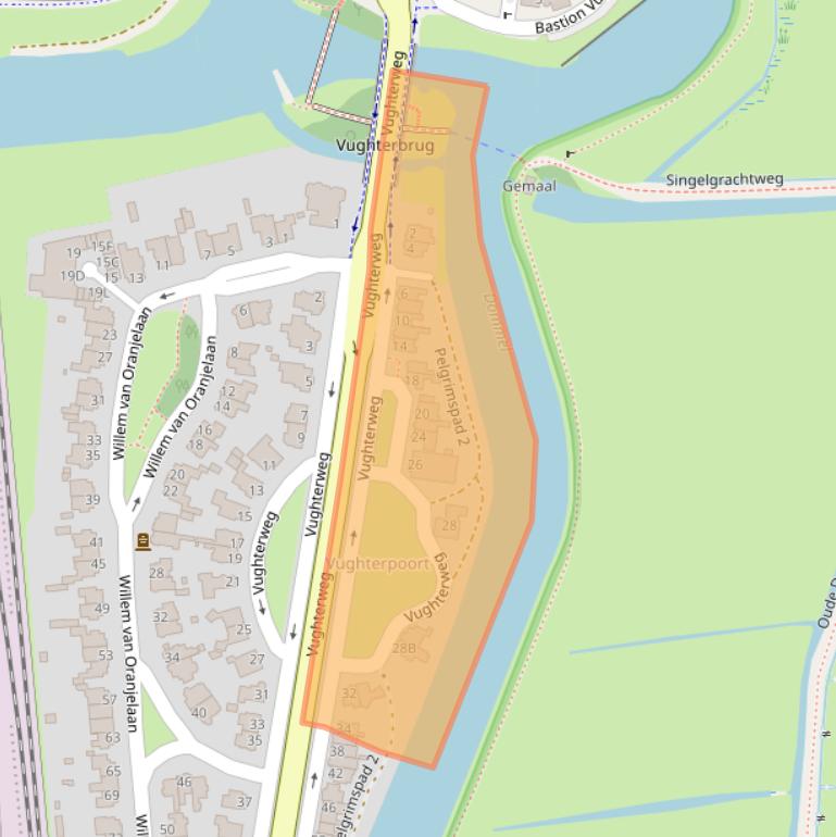 Kaart van postcodegebied 5211CL.