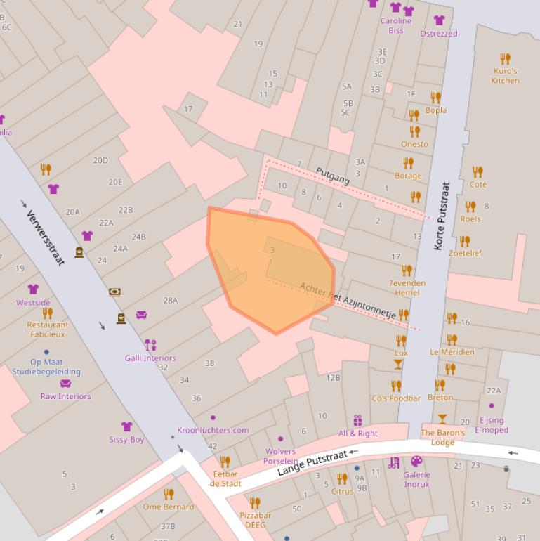 Kaart van postcodegebied 5211CX.