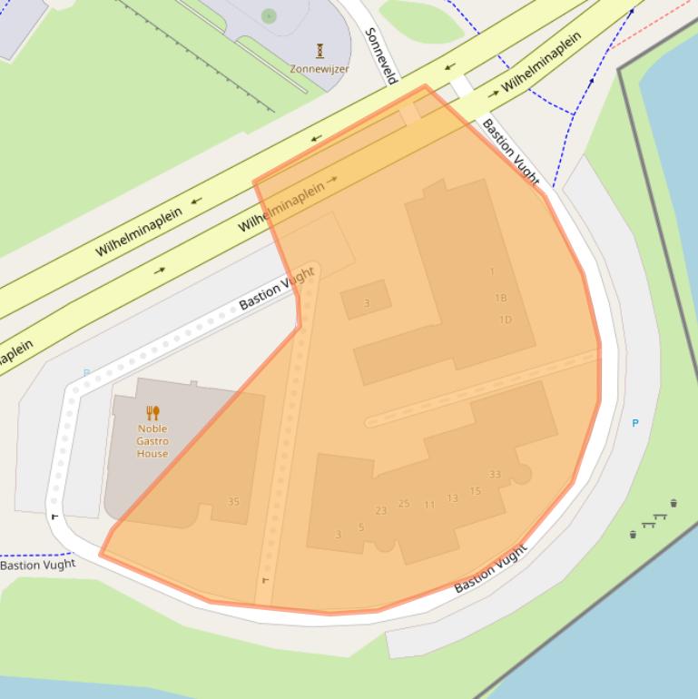 Kaart van postcodegebied 5211CZ.